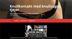 Desktop Screenshot of knullkontakta.com